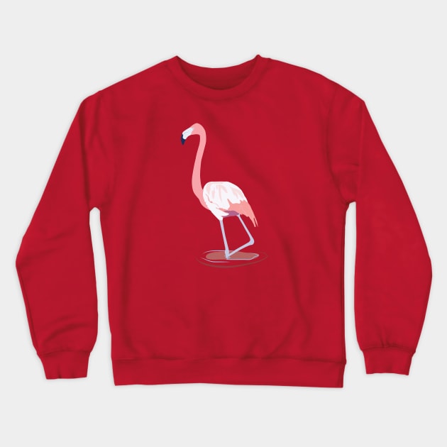 Flamingo Crewneck Sweatshirt by dddesign